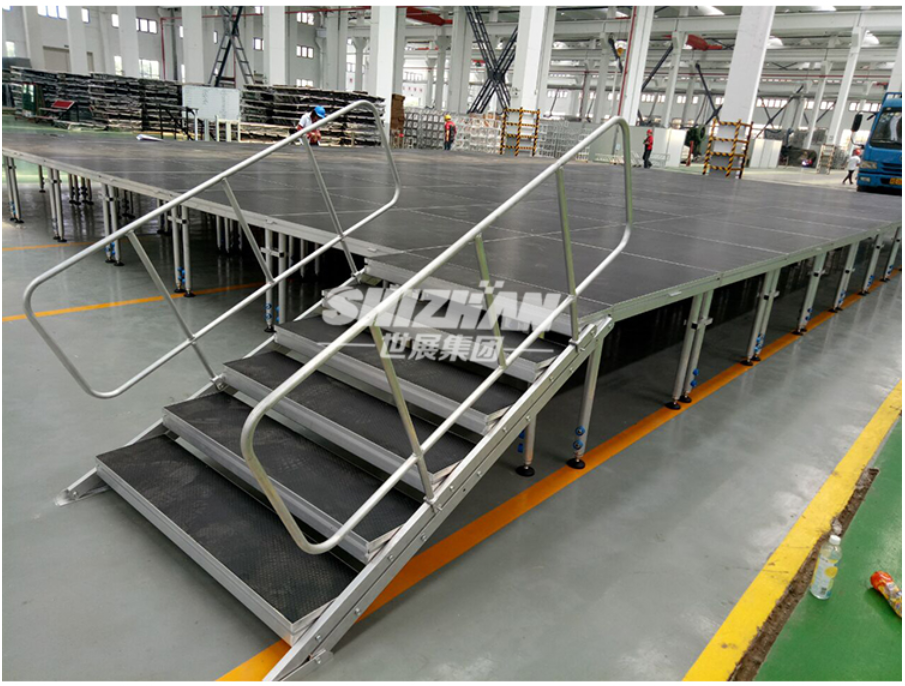 portable mobile aluminium wedding event concert lazer stage structure