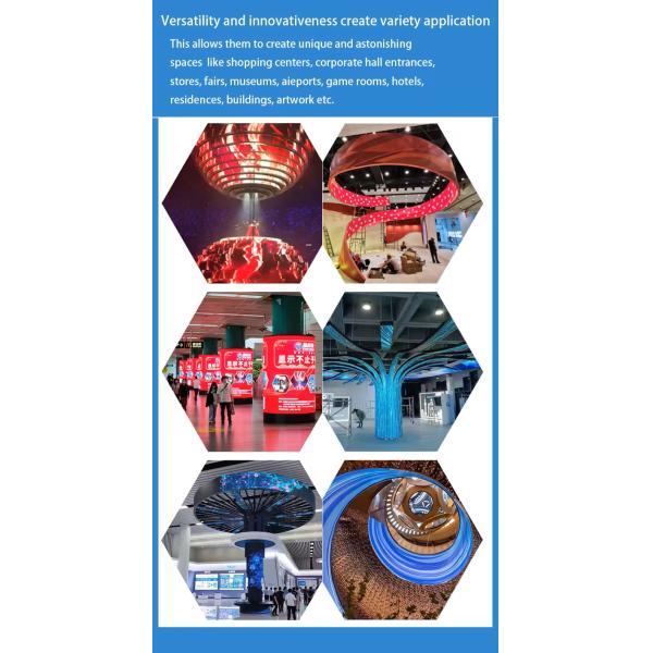 ODM Ultra Thin Flexible Led Screen Display P1.6 Soft Module 1R1G1B