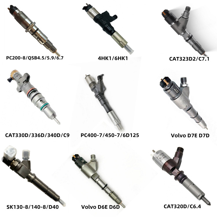 VOE20798683 Engine Fuel Injector Assembly 0445120067 Volvo EC200B 210B D6E D6D