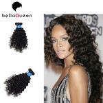 Smooth Deep Wave Malaysian Virgin Hair , Natural Black Human Hair Weave