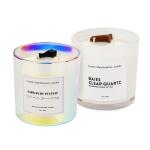 398g 14oz Healing Crystal Glass Jar Scented Candle Aromatherapy Candles