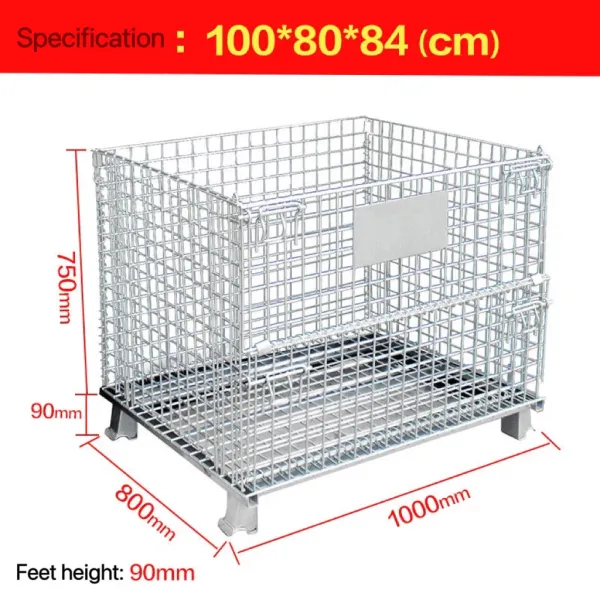 HSJ Pallet Cage - Side View