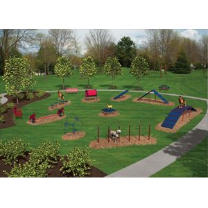 Buy cheap Dog Park Jumping Preschool Kids Outdoor Playground Equipment from wholesalers