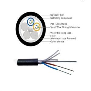 Wholesale Outdoor 4 Core Multimode Fiber Optic Cable For Communication Engineering from china suppliers