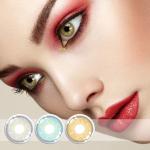 Oem Water Content Russian Dark Hazel Brown Lens Contacts 14mm