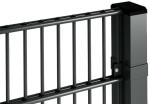 Black Welded Farm 3000cm Double Wire Fence