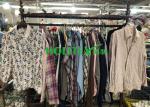 Wearable Clean Mens Used Clothing Long Sleeves Mixed Color For Summer