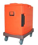 Durable Red 90Litre Front Loading Insulated Food Pan Carrier