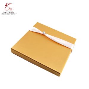 Wholesale custom wedding gift SGS Cardboard Craft Boxes With Silk Ribbon from china suppliers