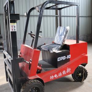 Wholesale Full Free Lift Warehouse Electric Forklift Solid Tire 3 Stage Mast AC Controller 48V/400Ah Battery from china suppliers