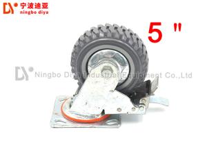 Wholesale Non Skid Flat Industrial Caster Wheels 5 Inch For Workbench Without Brake from china suppliers