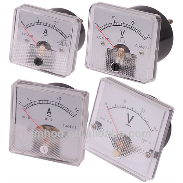 Analog Panel Ammeter 45*45 Analog Volt Ampere Meter