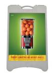 PE Outdoor Banner Stands Sidewalk Sign A Board A Frame Pavement Sign
