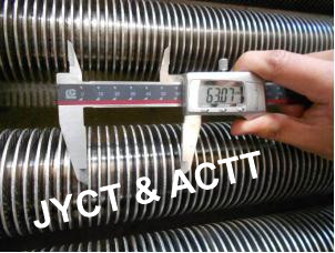 Fired Heaters / Boiler Spiral Wound Finned Tubes SA 335 Gr.P91 Carbon Steel Material