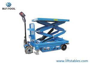 Wholesale 800kg 300 Kg Hydraulic Self Propelled Scissor Lift Table Truck Mobile Aerial Platform from china suppliers