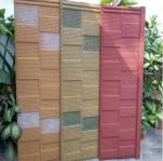 AZ150 0.50mm Wine Red Stone Coated Bond Tiles Aluzinc Metal Classical/Milano