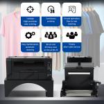 Direct Transfer Film A2 Dtf Printer with XP600 Print Head and Dtf Shaking Powder