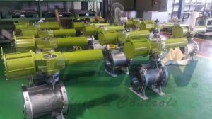 Wholesale OEM Scotch Yoke Pneumatic Actuator Spring Return Type Aluminium Alloy Material from china suppliers