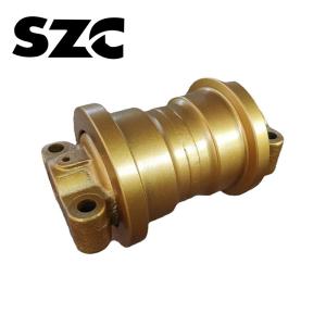 China High Strength E70 Excavator Track Roller Double Flange  Track Roller on sale