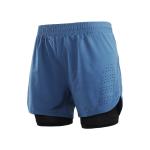 quick dry Wear Resistance Men'S Athletic Clothing Black Lined Running Shorts