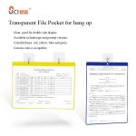 Transparent PVC Wall Mounted Document Holder Magnetic Pocket Folders PH01