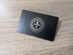Brushed Finishing 1k Nfc Metal RFID Card For Bank