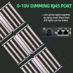 ANROFU Aluminium 1000W LED Grow Light Full Spectrum Growing Light 4x4ft