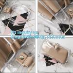 EVA pvc lady packing handbag, Online shop china fashion transparent PVC ladies