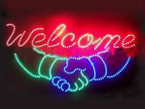 Wholesale 560x330mm ABS frame customised led store sign from china suppliers