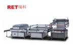 Tri - Machine Composed 3 / 4 Automatic Screen Printing Equipment For Paper