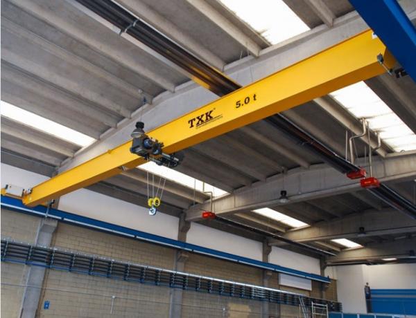 Quality 3T 8M Span Light Overhead Bridge Crane With Electric Travelling End Carriage for sale