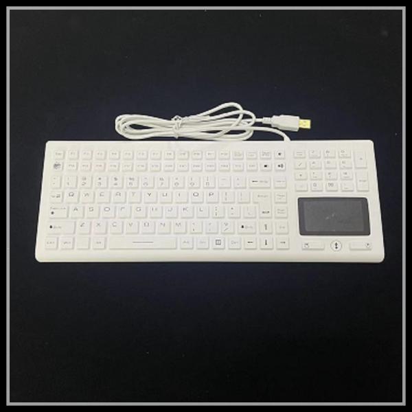 USB 106 Keys Waterproof Silicone Keyboard Silicone Rubber Keypad For Medical