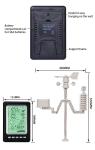 OEM Support Household Wireless Temperature And Humidity Meter For Outdoor