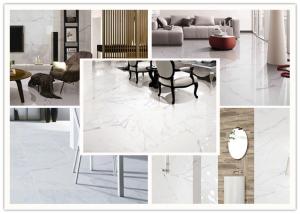 Anti Bacterial Carrara Marble Ceramic Tile With Fine Air Permeability