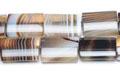 Brown Striped Agate Thin Pillows