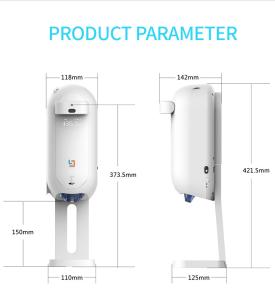 Wholesale 1100ml Thermometer Hand Dispenser With Adapter For Families Hotels from china suppliers