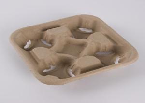 Wholesale Disposable Coffee cup holder molds paper tray molds for 4 cups from china suppliers