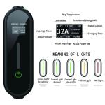 5 Gears Shift High Flame Retardant PC Fuel 7kw AC Car Charger