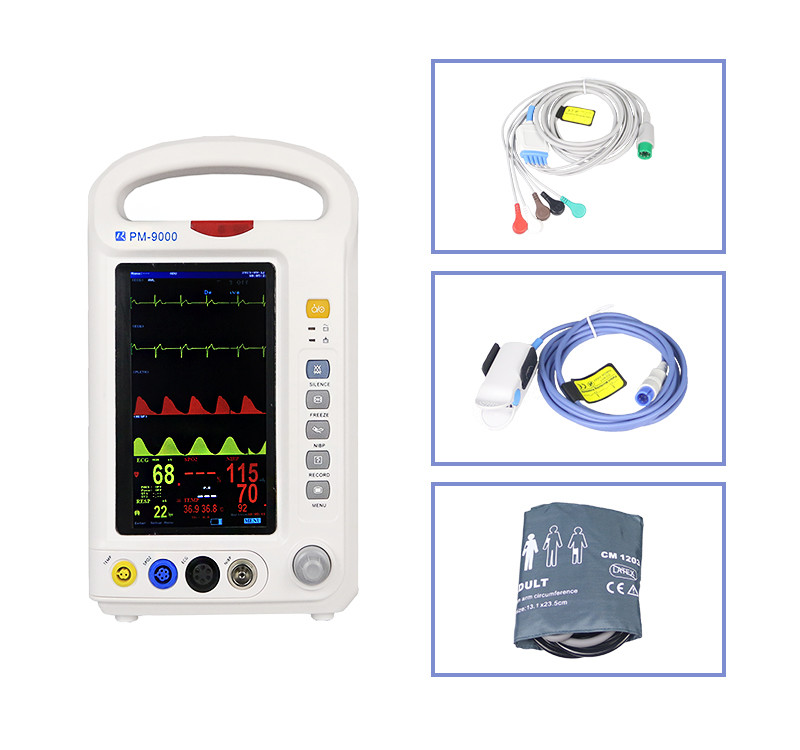 Healthcare Facility Handheld Patient Monitor Ambulance 6 Para For First Aid