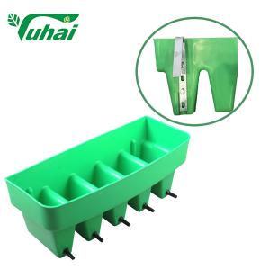 Wholesale 2l Cow Feeding Teat Buckets Green Calf Feeder Bucket With Nipple from china suppliers
