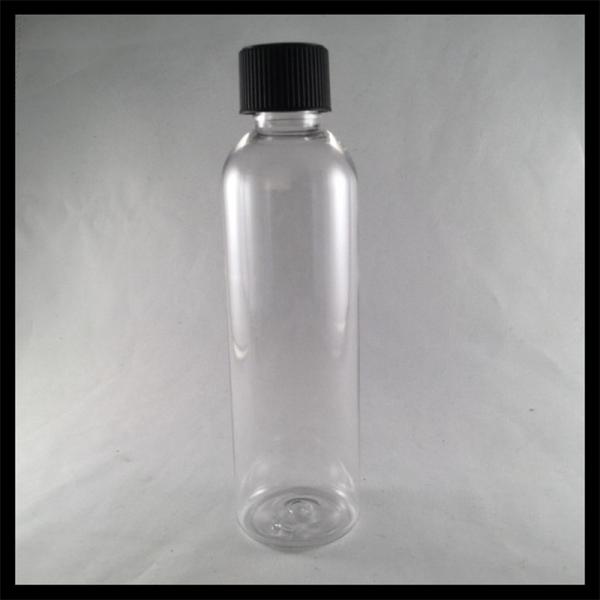 120ml Twist Top Juice Bottles , Transparent Plastic Vials With Screw Caps