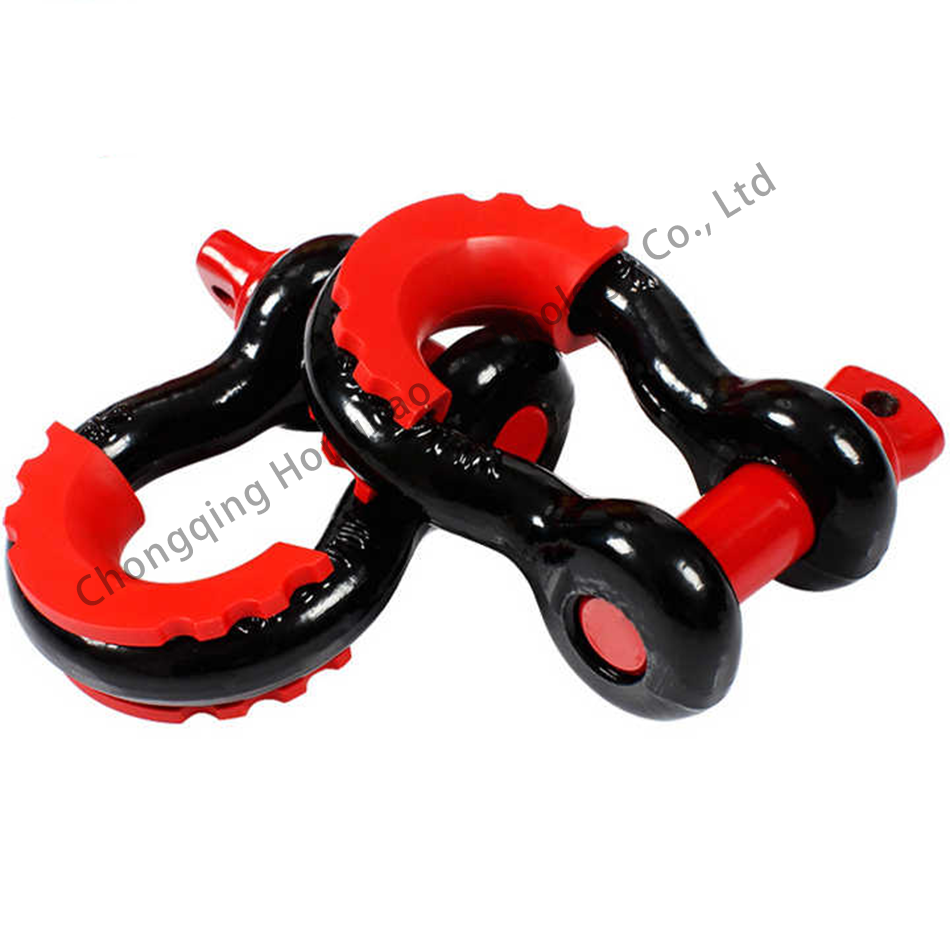 General Industry Bow Shackle Heavy Duty Ultimate Strength with Safety Bolt Pin