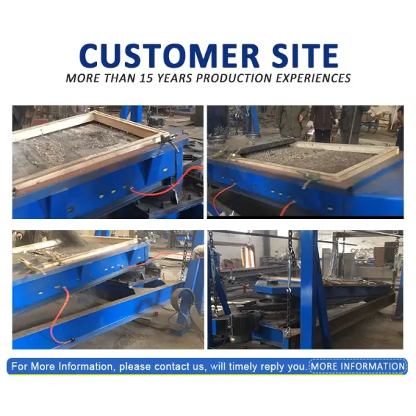Linear Gyratory Vibration Gyratory Screen Separator For Fertilizer Compost