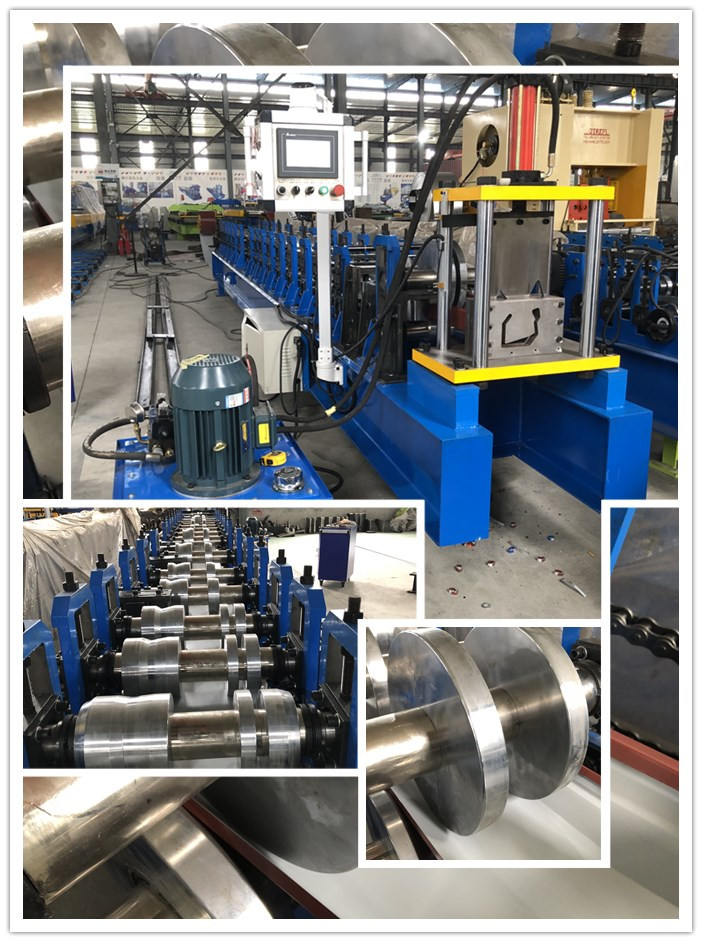 K style gutter rolling forming machine