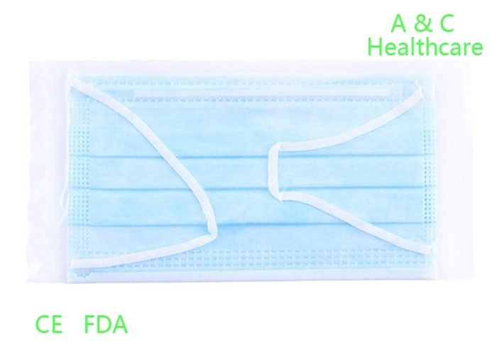 Antibacterial Face Mask Surgical Disposable 50 Pcs Activated Carbon Filter Anti Fog