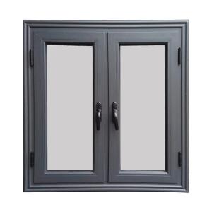 China French 1.4mm Thickness Aluminium Casement Window Air Permeability on sale
