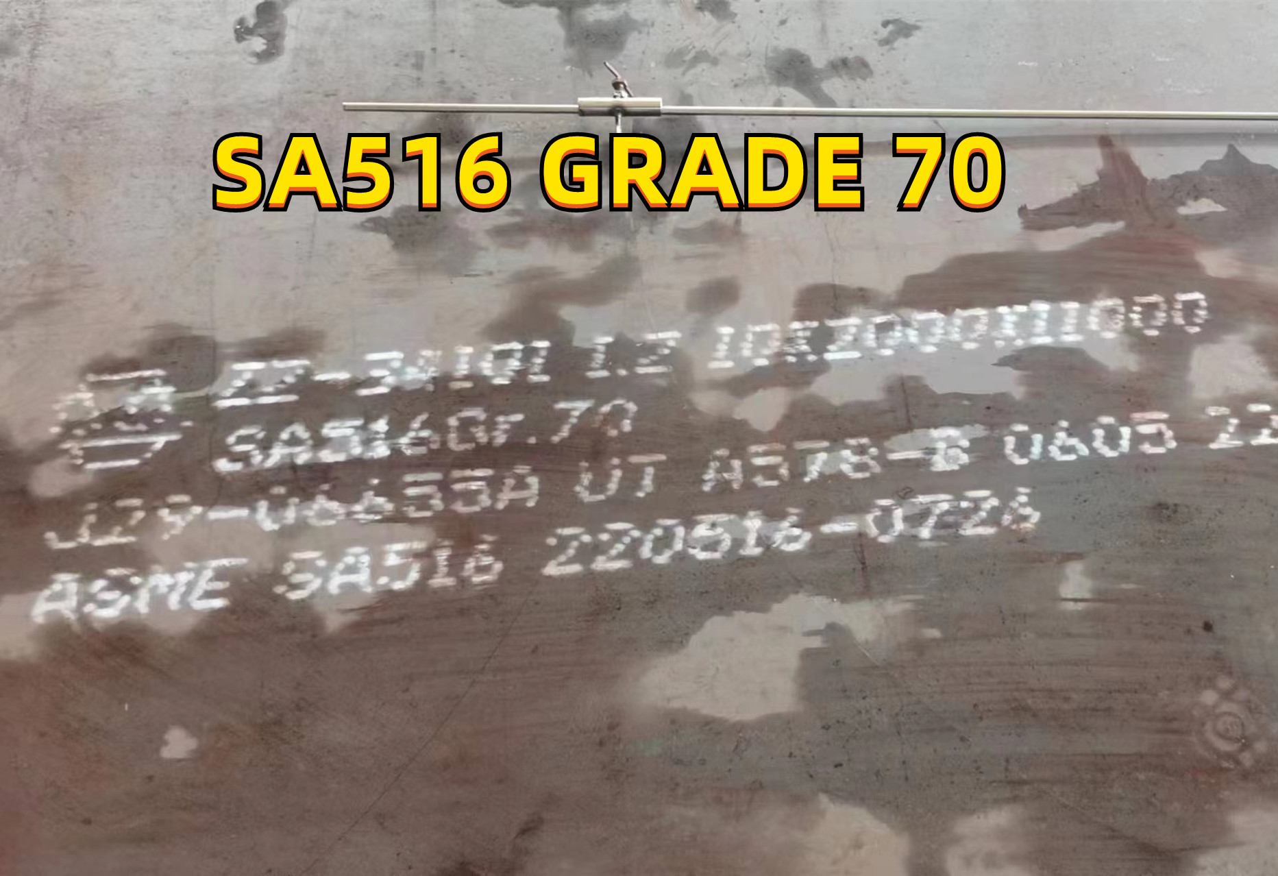 ASTM A516 Boiler Steel Plate Gr.70 Normalized 14mm Cutting Square Flange Ring