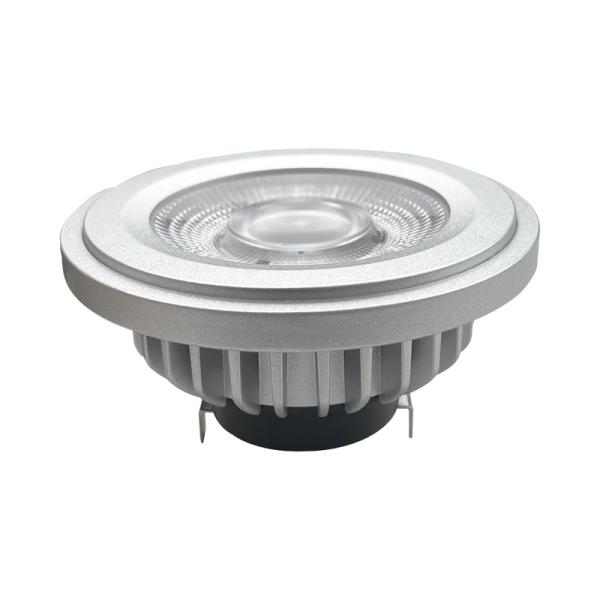12V LED AR111 Light Bulbs G53 Fin 4000K 15 Degree Nature White LED Spotlight