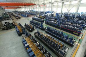 Wholesale Round Pipe Steel Pipe Making Machine With Forming Machine Stable from china suppliers