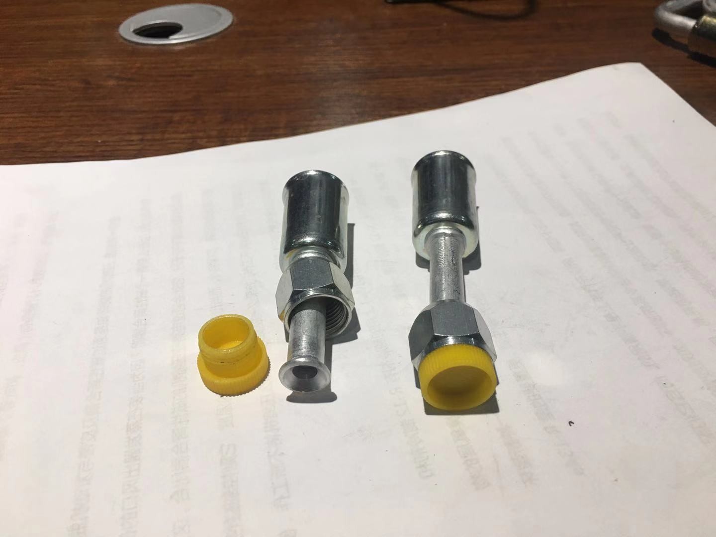 auto air conditioner pipe hose fitting joint valves quick connection R12 valve R134 valve R12 joint ac hose end fitting
